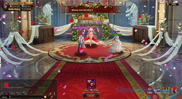 Hình ảnh tổ chức lễ cưới