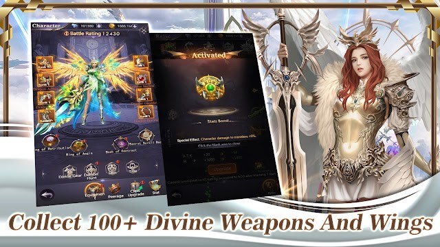 Thu thập hơn 100 vũ khí thần thánh và các bộ cánh tuyệt đẹp