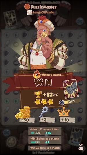 Giành chiến thắng các màn đố