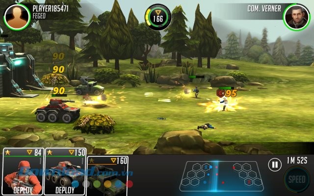 Triển khai quân trong League of War: Mercenaries