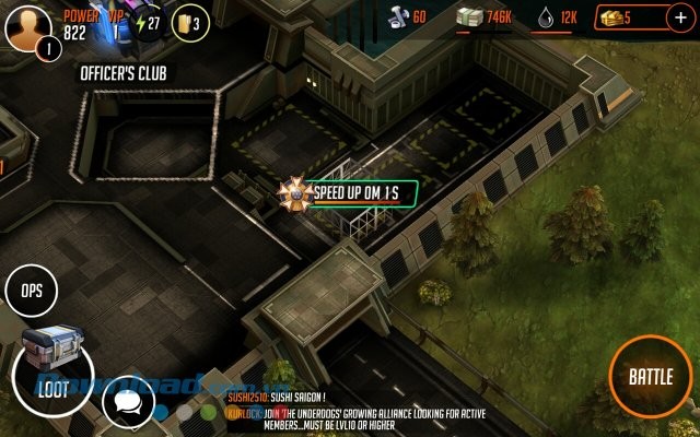 Giao diện game League of War: Mercenaries