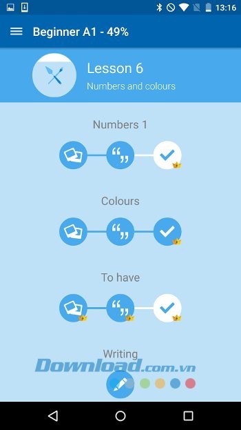 Theo dõi tiến trình học với Busuu - Learn Languages