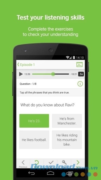 Kiểm tra kỹ năng nghe của mình