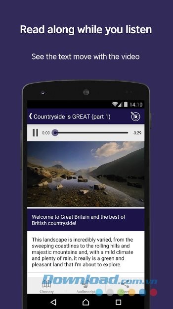 Xem video kèm phụ đề với LearnEnglish GREAT Videos