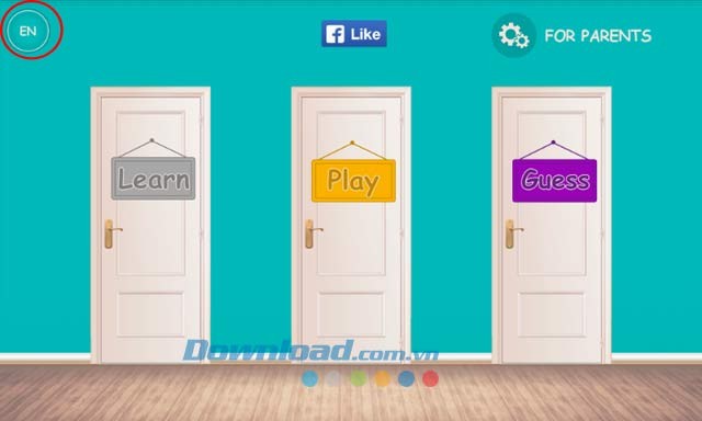 3 cánh cửa học tập chính trong Learning colors for kids