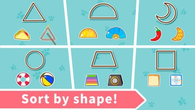 Sắp xếp các hình dạng vào đúng vị trí