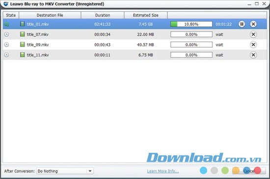 Leawo Blu-ray to MKV Converter
