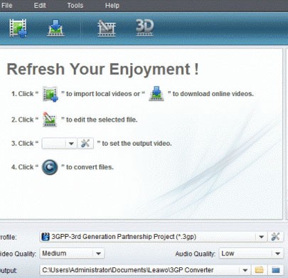 Leawo Free 3G2 Converter
