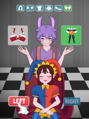 Left Or Right Dress Up là game bịt mắt chọn đồ hấp dẫn