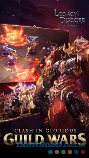 Legacy of Discord - Furious Wings cho iOS game chiến đấu đã tay