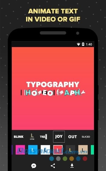 Giao diện ứng dụng Legend