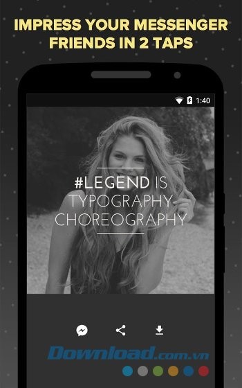 Thêm hiệu ứng chữ đơn giản với Legend