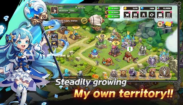 Phát triển lãnh thổ của riêng bạn