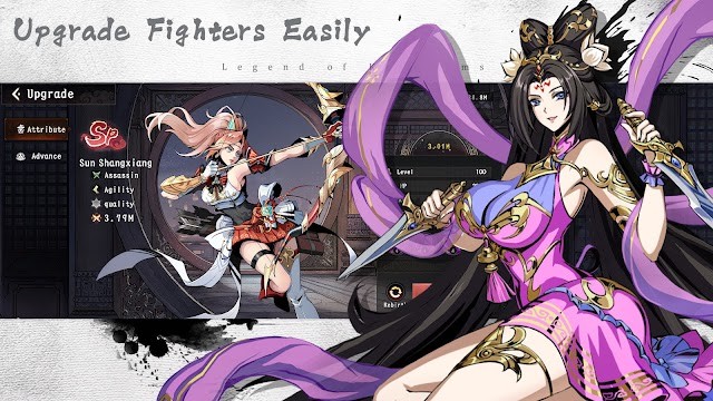 Nâng cấp chiến binh dễ dàng