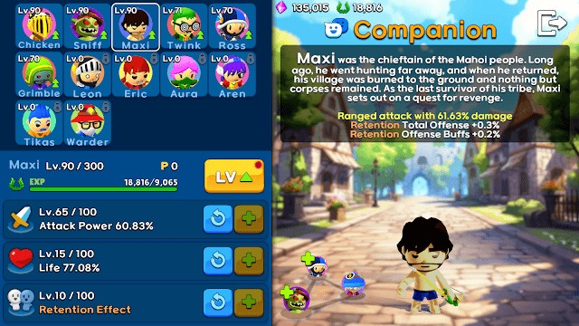 Chọn anh hùng của bạn trong game Legend of Munchkin, mỗi người sở hữu những khả năng và câu chuyện riêng