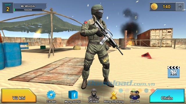 Giao diện game Legend Strike Online