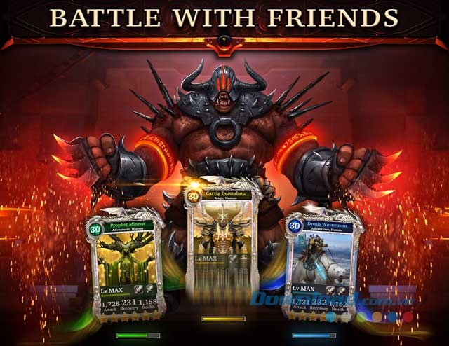 Chiến đấu cùng bạn bè trong game Legendary: Game of Heroes