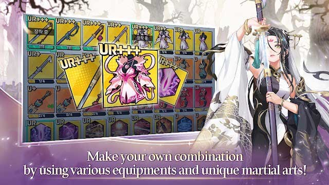 Tạo sự kết hợp của riêng bạn bằng cách sử dụng các trang thiết bị và võ thuật đa dạng