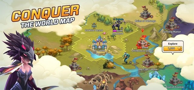 Chinh phục bản đồ thế giới trong Legends at War!