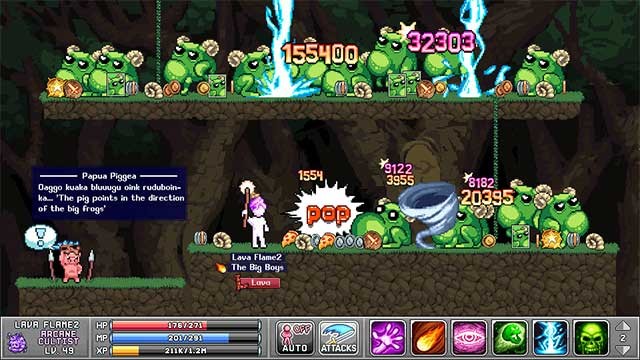 Hơn 40 NPC khác nhau, cung cấp 135 nhiệm vụ độc đáo