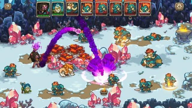 Tham gia game Legends of Kingdom Rush và bước vào các trận chiến cùng các anh hùng mạnh mẽ nhất Kingdom Rush