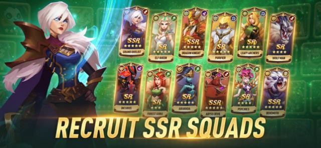 Triệu hồi các chiến binh mạnh mẽ và thành lập đội hình của bạn trong game Legion of Ace: Chaos Territory