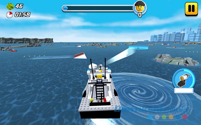 Giao diện chơi game LEGO City My City 2 trên Android