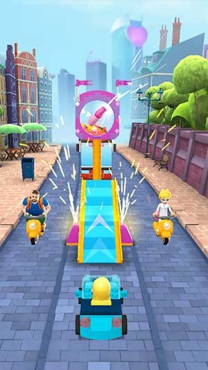 Lái xe vượt qua chướng ngại vật