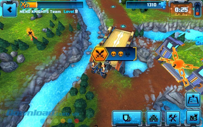 Thử thách trong game LEGO Nexo Knights: Merlok 2.0