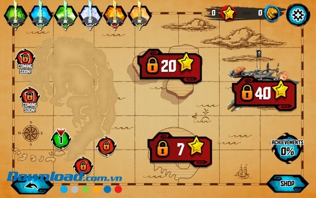 Bản đồ game LEGO Ninjago: Skybound