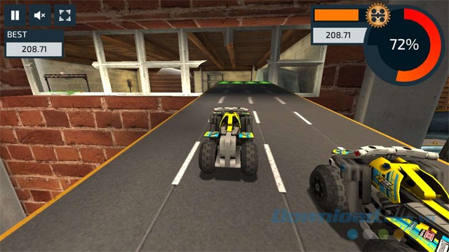 Tìm cách vượt qua các đối thủ trong game đua xe mới miễn phí LEGO Pull-Back Racers cho máy tính và Windows 10 Mobile