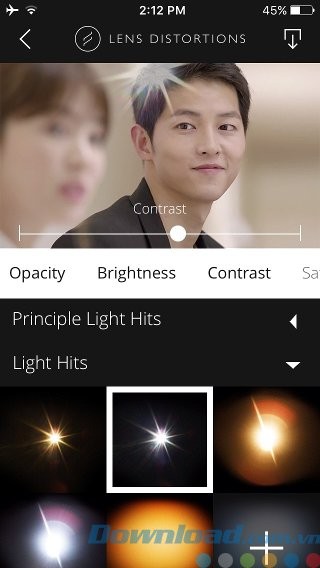 Xử lý độ tương phản, ánh sáng, bão hòa