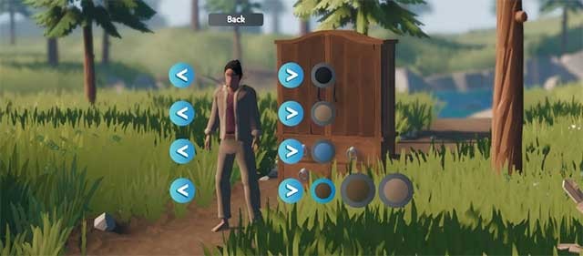 Tạo nhân vật mới trong Len's Island khá đơn giản