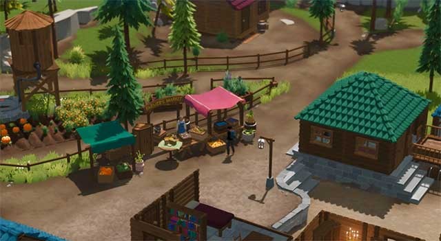 Bạn có thể mua thức ăn trong thị trấn