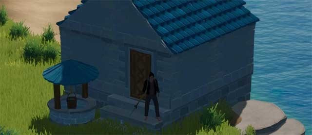 Nên xây nhà ngay cạnh con thuyền nơi bạn bắt đầu trò chơi