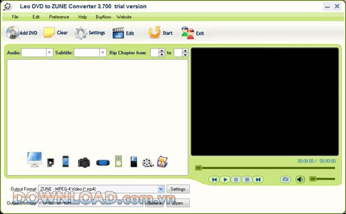 Leo DVD to ZUNE Converter