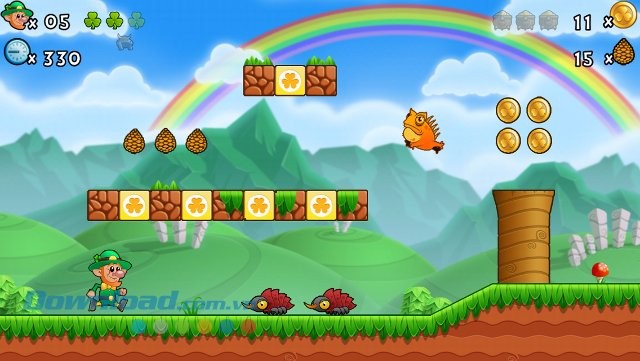 Giao diện game Lep's World 3