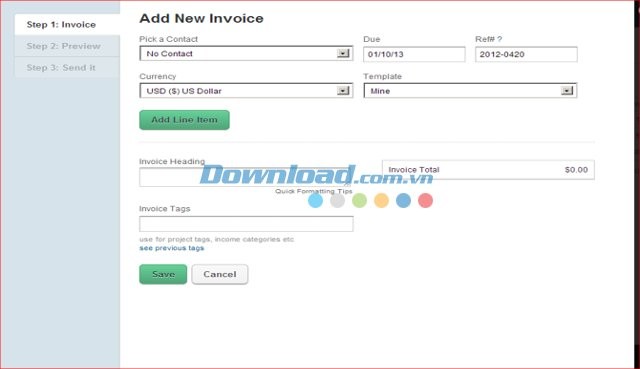 LessAccounting giúp quản lý hóa đơn dễ dàng