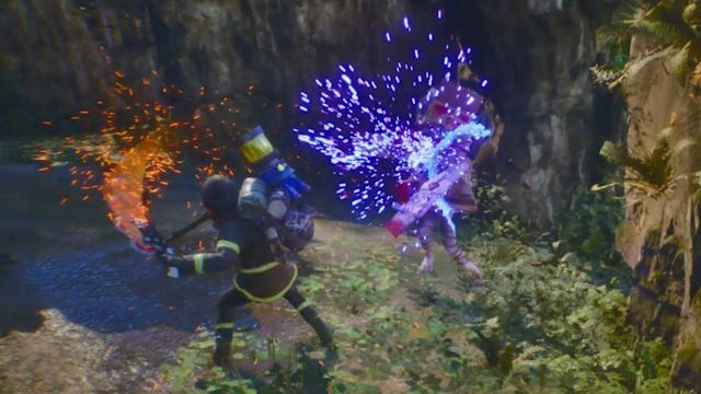 Raider được trang bị vũ khí ở cả tay trái và tay phải