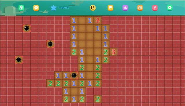 Dễ dàng tùy chỉnh theme, biểu tượng lá cờ... trong Let's Minesweeper