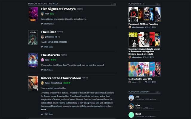 Letterboxd là mạng xã hội toàn cầu về thảo luận và khám phá phim ảnh