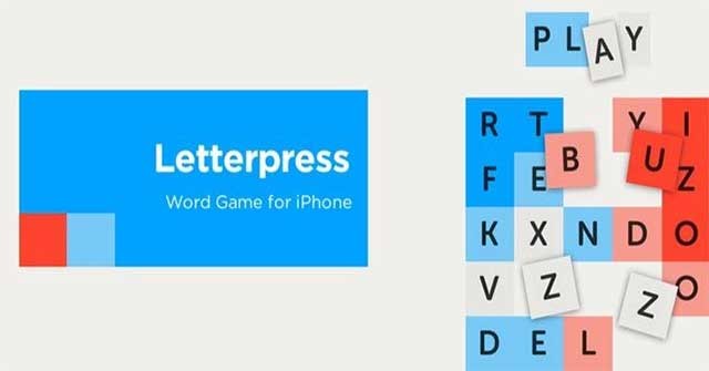 Letterpress cho Android là game tìm chữ 2 người chơi thú vị và bổ ích