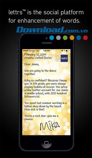 Lettrs cho iOS