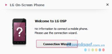 Giao diện đơn giản của LG On-Screen Phone