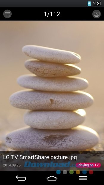 Xem ảnh trên Smart TV với LG TV SmartShare - webOS