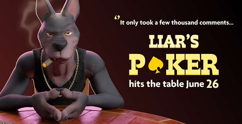 Liar's Poker là game mới trong Liar's Bar