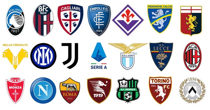 20 câu lạc bộ hàng đầu nước Ý tham gia vào Serie A mùa giải 2023/2024