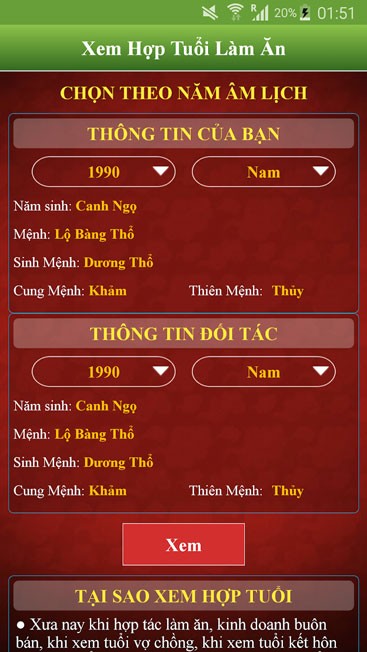 Xem tuổi làm ăn