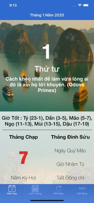 Lịch Vạn Niên 2020 - Âm Lịch