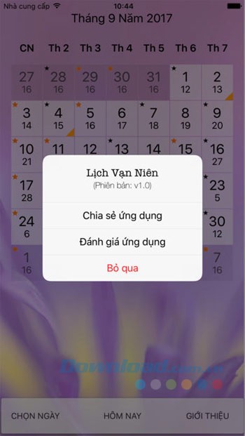 Chia sẻ lịch